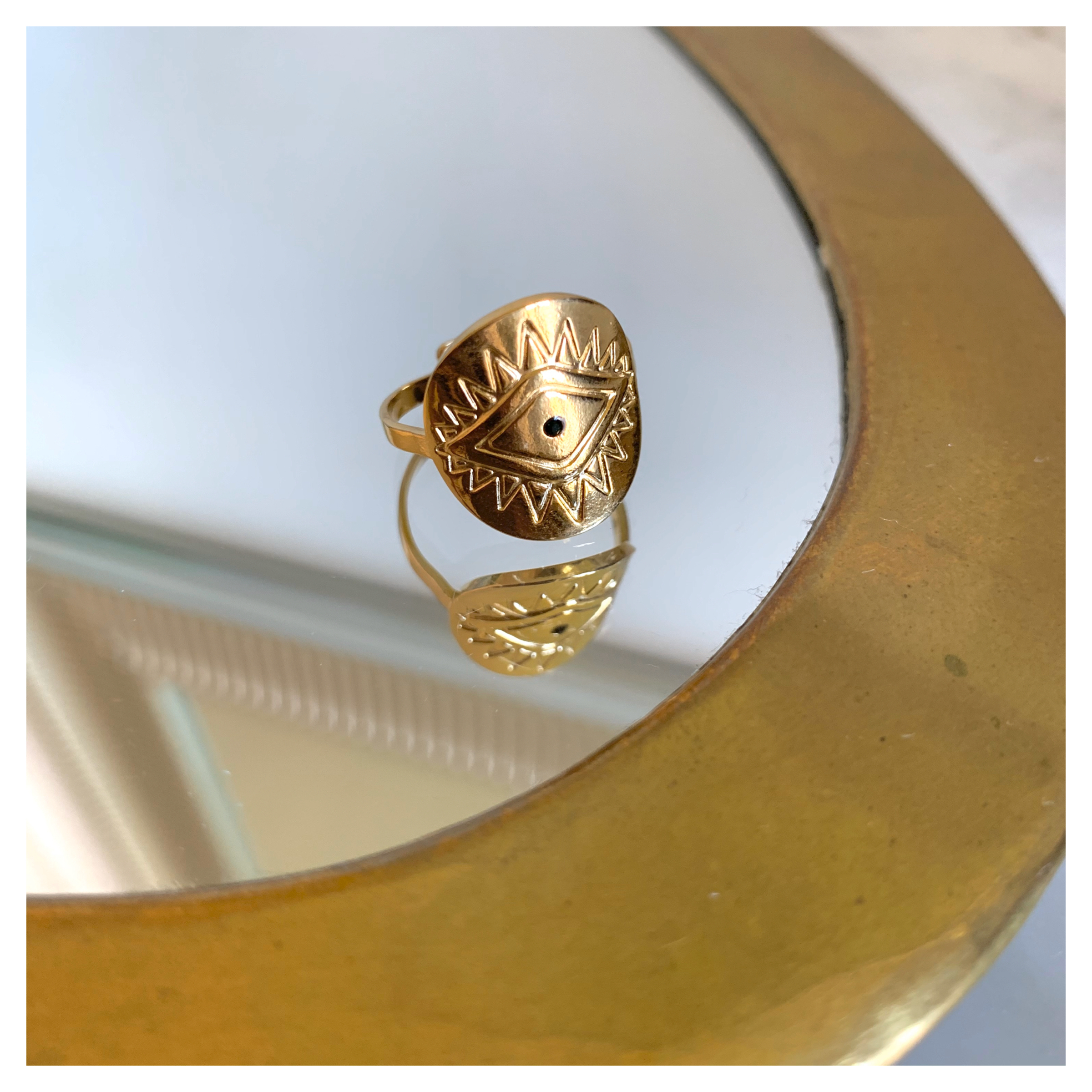 Bague LOOK - Doré