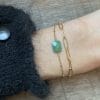 Bracelet double rang MALIE