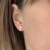 Boucles d'oreilles - Puces d'oreilles SHINY CROSS