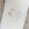 Boucles d'oreilles - Puces d'oreilles SHINY CROSS