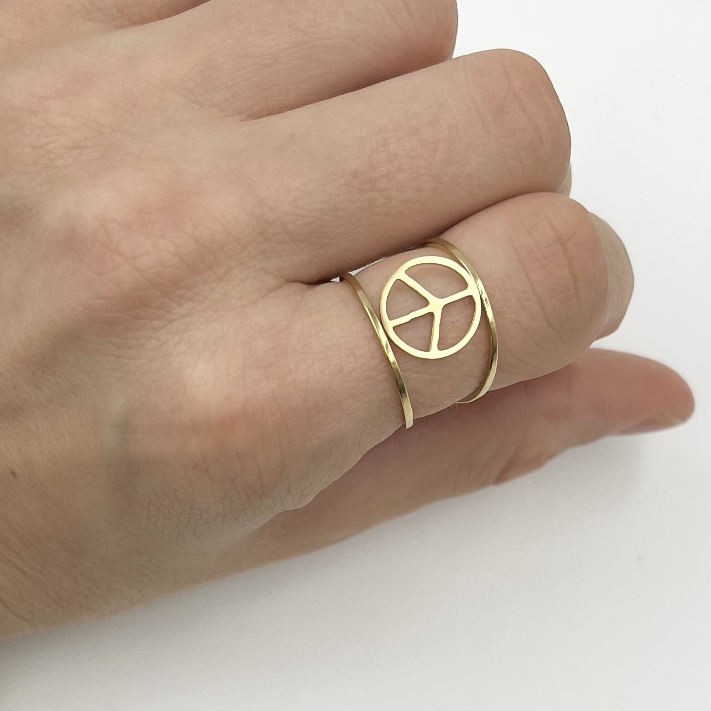 Bague PEACE AND LOVE La Boutique de Cha