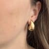 Boucles d'oreilles GOUTTE - Doré