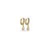 Boucles d'oreilles mini créoles baby hoops strass bijoux femme cadeau