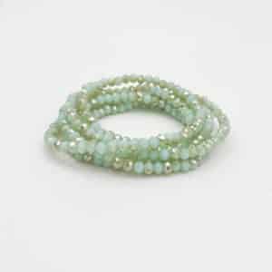 Bracelet perles cristal verre bijou femme cadeau