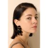 BOUCLES D'OREILLES PENDANTES EN ACIER INOXYDABLE