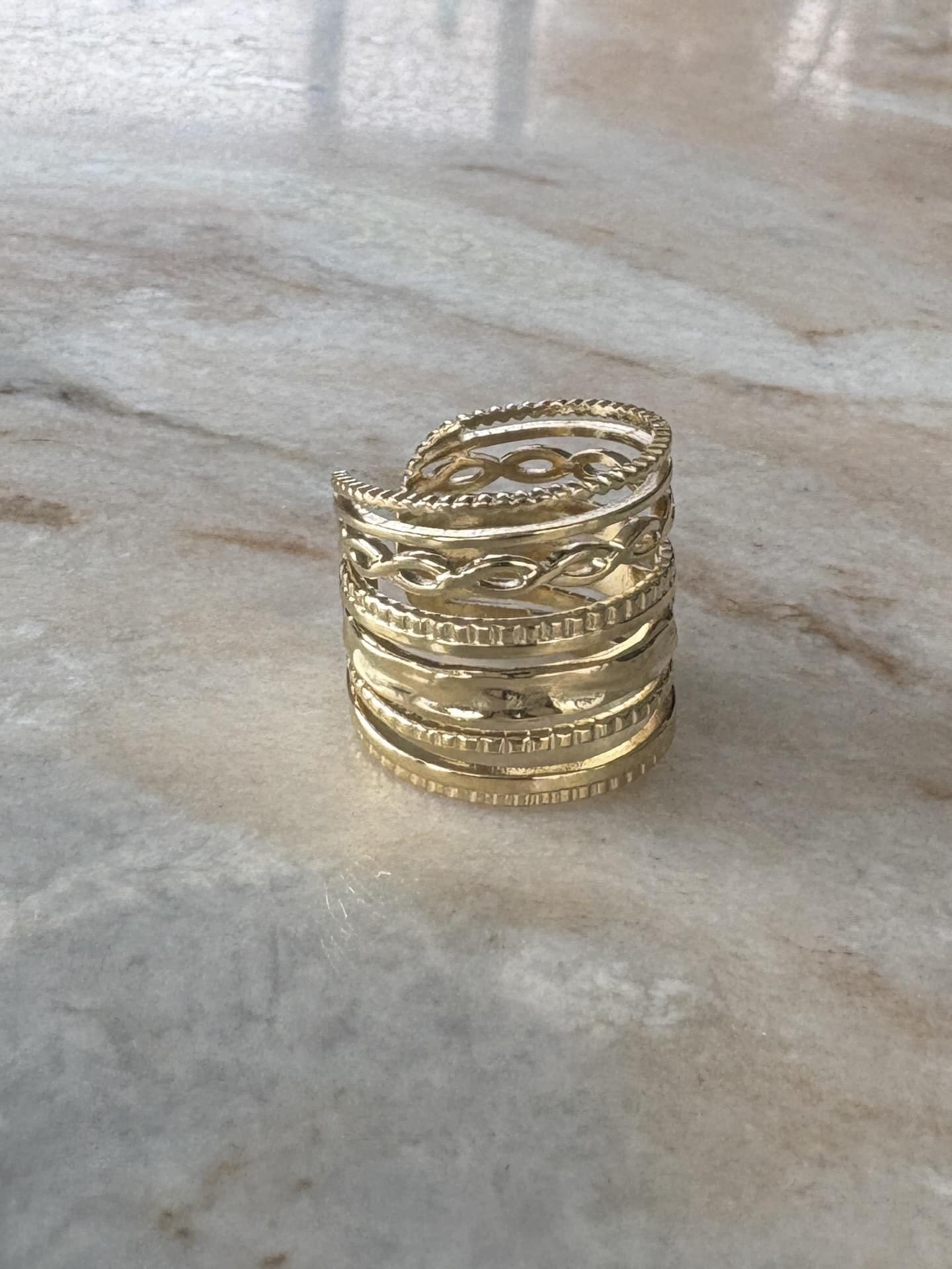 Bague ADÈLE - Doré