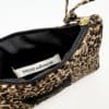 Pochette AMOUR en coton à imprimé léopard