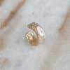 Bague d’oreille – Earcuff plaqué or avec petits strass incrustés
