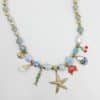 Collier BLEUETTE - Doré & Bleu