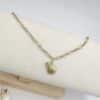Bracelet POESIA - Doré & Vert émeraude