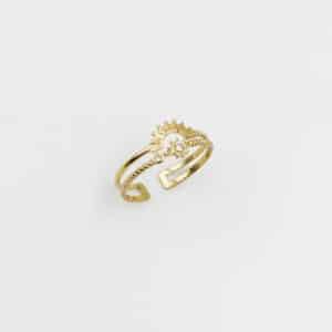 Bague SOLEIA bijou en acier inoxydable