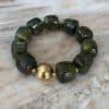 Bracelet grosses perles élastique