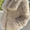 Veste moumoute beige
