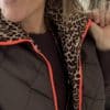 Veste JEANNE - MARRON & Léopard
