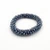 Bracelet chouchou perles bleues