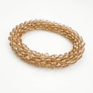Bracelet élastique avec perles de rocailles tressées – Bijou femme