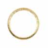 Bracelet jonc martelé en acier inoxydable or martelé
