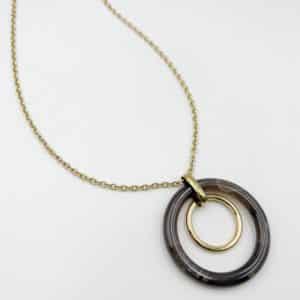 Collier sautoir en acier inoxydable 