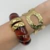 Bracelet manchette SONIA - Doré