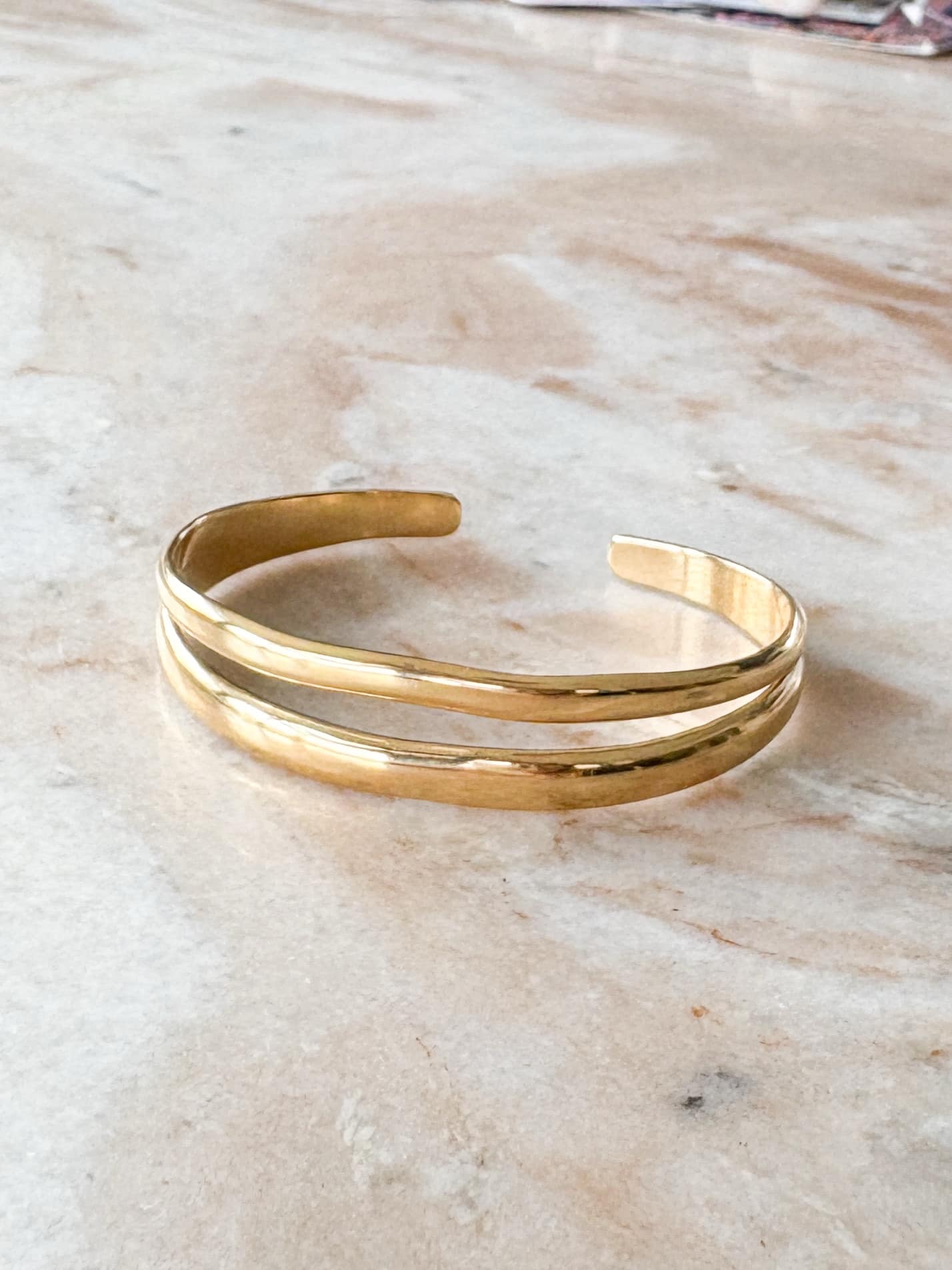 Bracelet jonc REGINE - Doré – Image 2