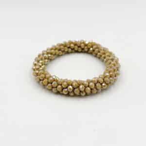 Bracelet chouchou FANNY - Kaki