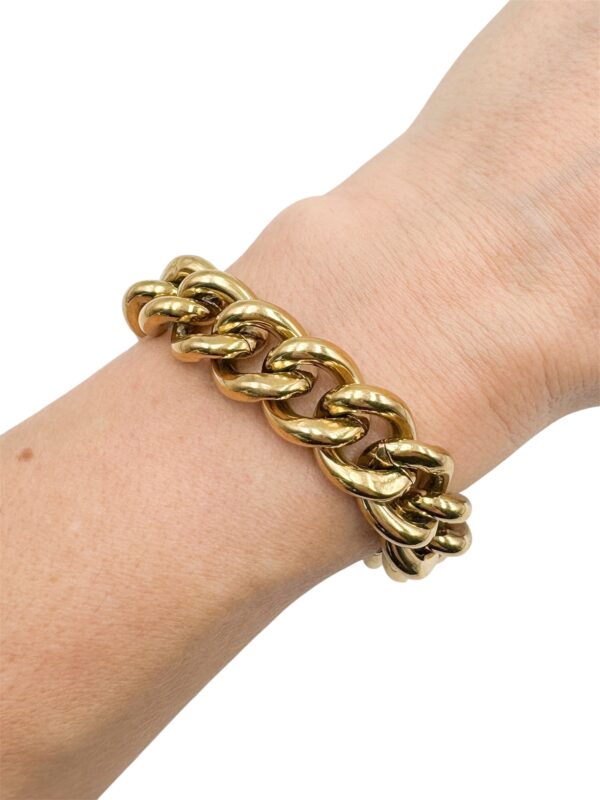 Bracelet en acier inoxydable composé d’une multitude de maillons - Bracelet gourmette – Bijou en acier inoxydable
