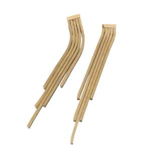 Boucles d'oreilles pendantes ALICE - Doré