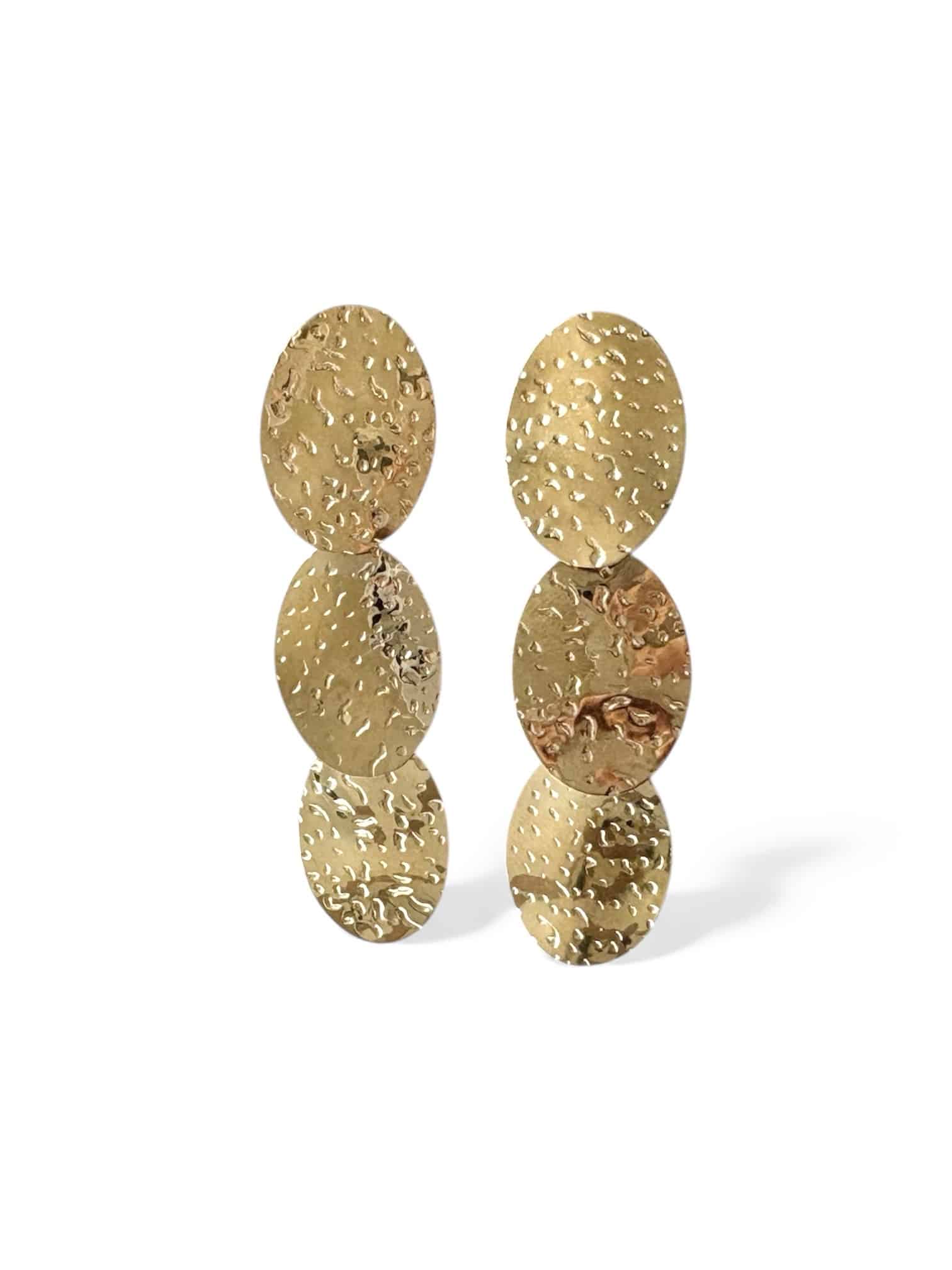 Boucles d'oreilles pendantes DONITA - Doré