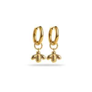 Boucles d'oreilles abeille
