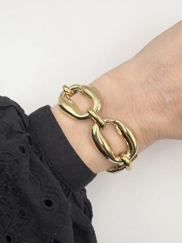 Bracelet NINA en acier inoxydable composé d’une multitude de maillons