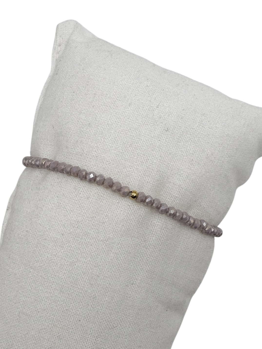 Bracelet ALLI - Doré & Lila