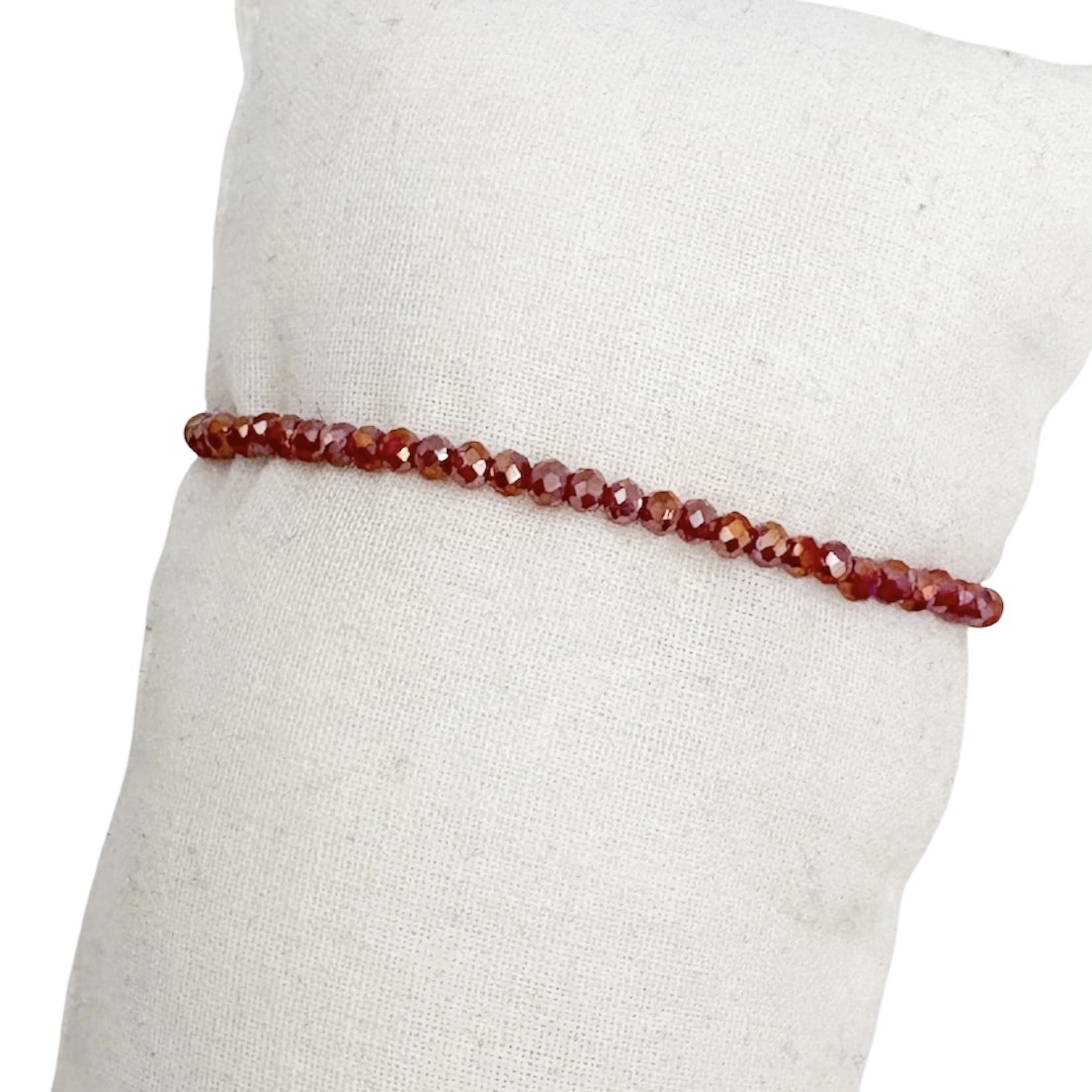 Bracelet ALLI - Doré & Framboise