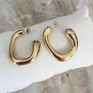 Boucles d'oreilles WOOP - Doré