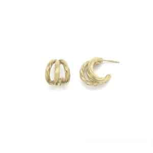 Boucles d'oreilles TRINIDADE - DORÉ