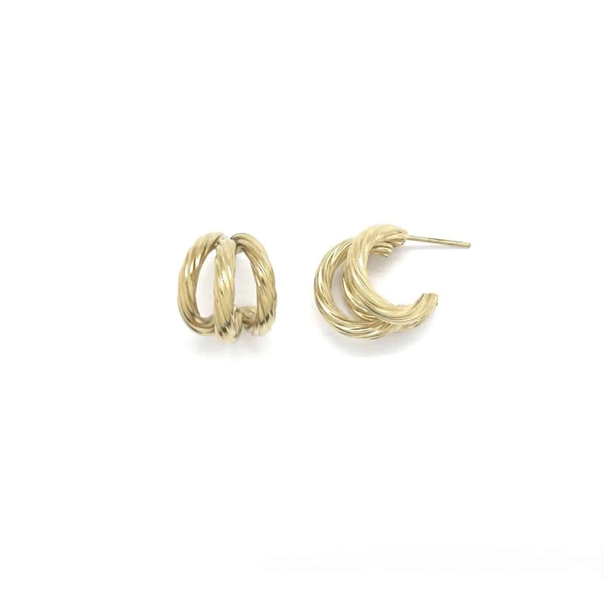 Boucles d'oreilles TRINIDADE - DORÉ