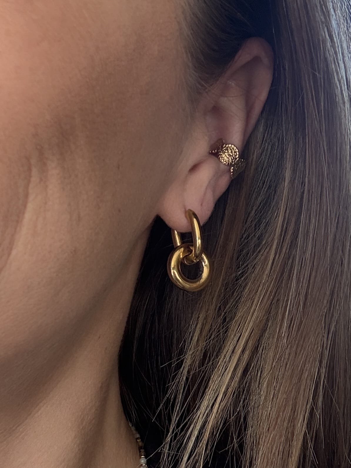 Boucles d'oreilles KIM - Doré – Image 2