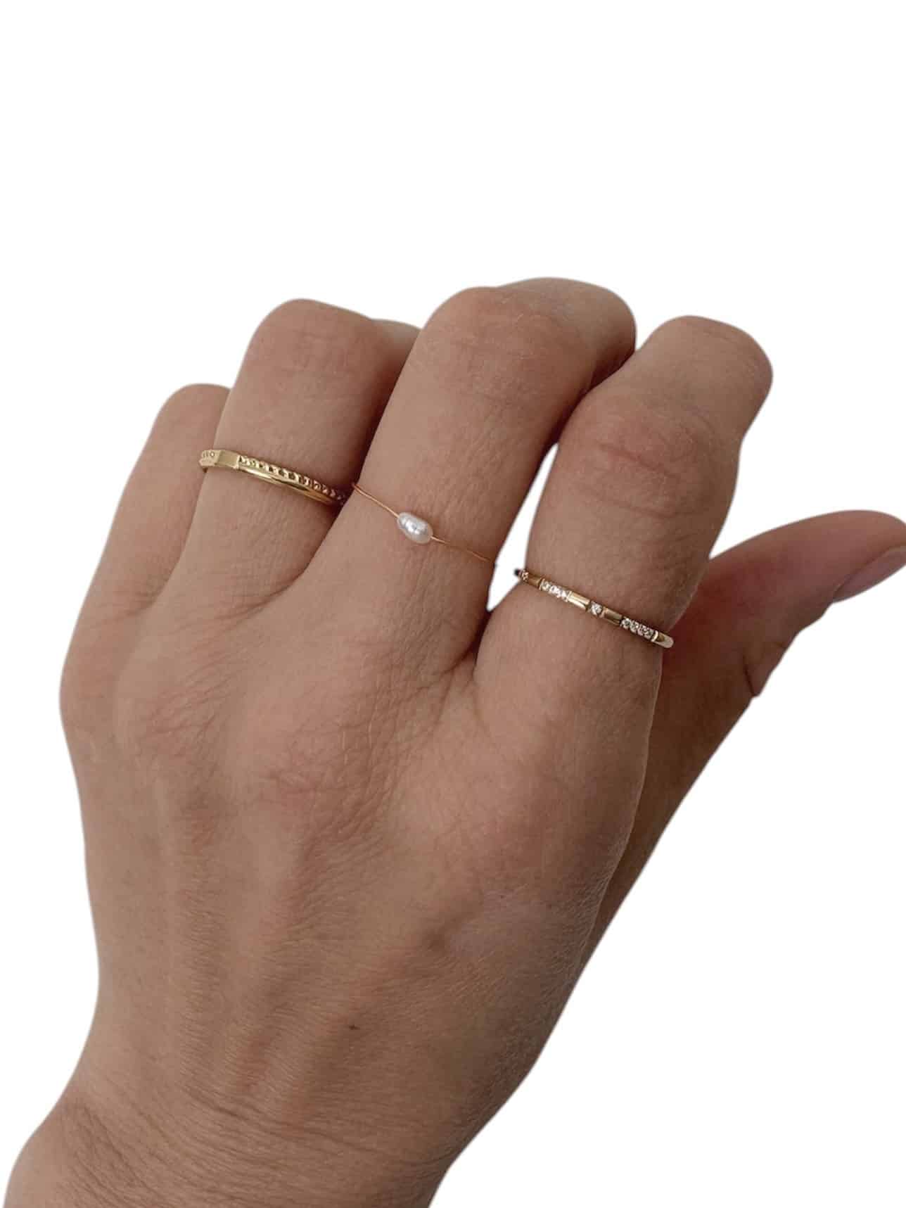 Bague ELOA - Doré – Image 2