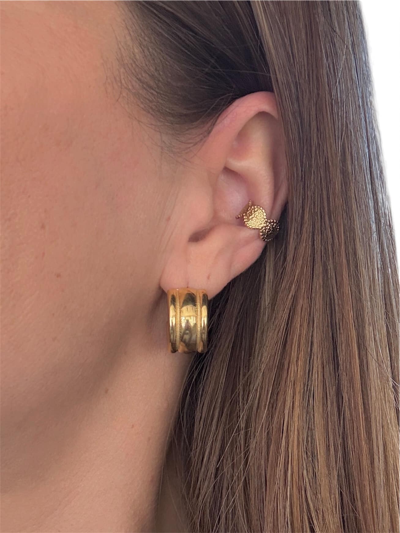 Boucles d'oreille ENOLA - Doré – Image 2
