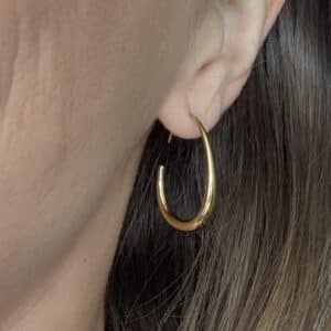 Boucles d’oreilles LÉANE • Doré