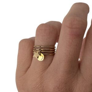 Bague CIEL ÉTOILÉ • Doré