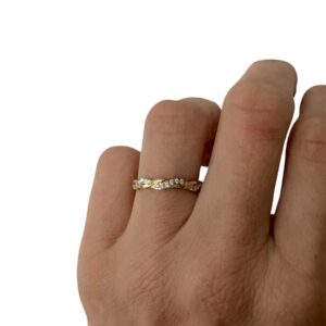 Bague ENLACÉS • Doré