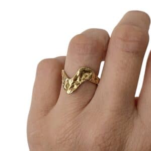 Bague VAGUEA • Doré