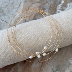 Bracelets 6 Joncs & Perles