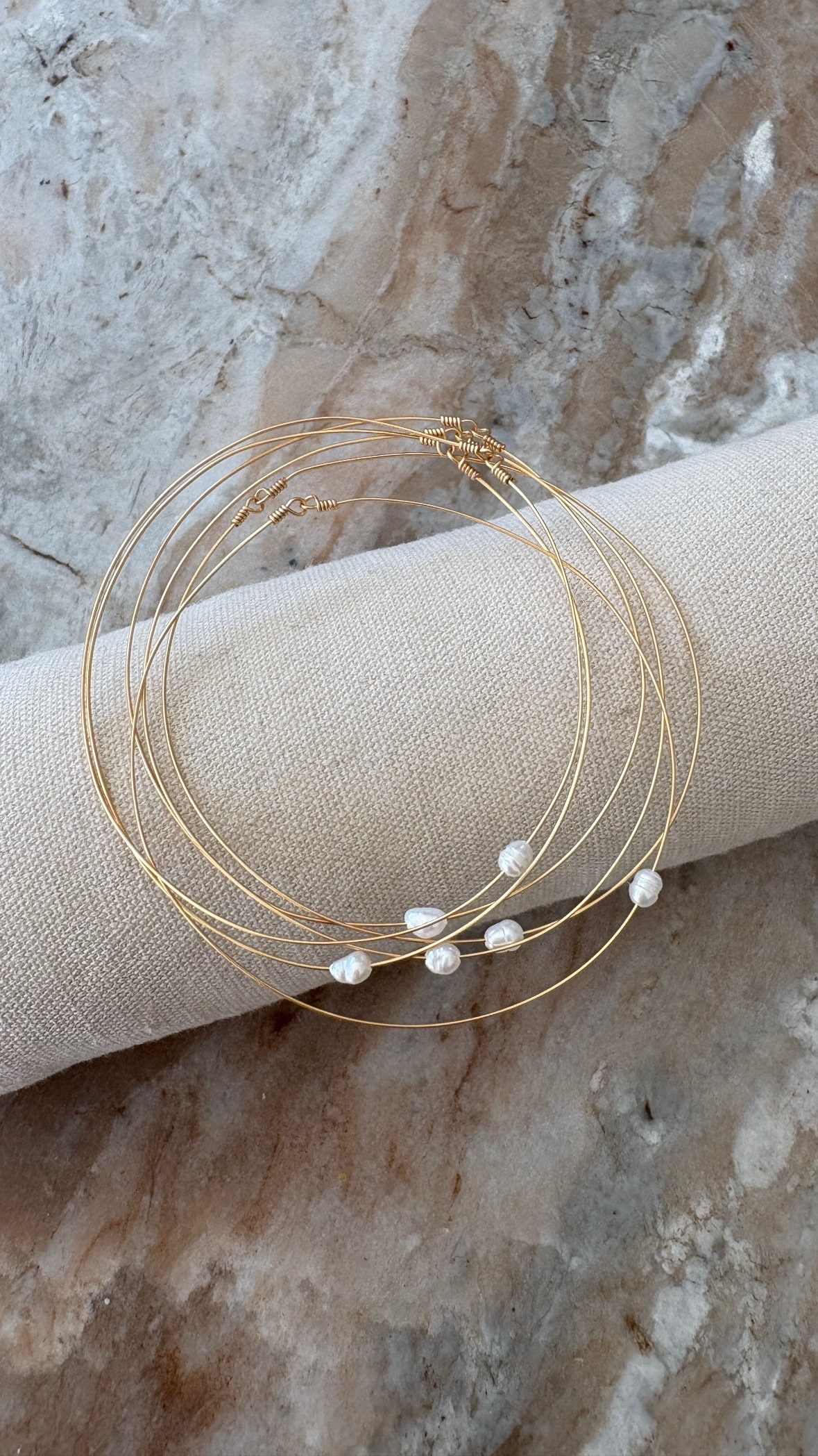 Bracelets 6 Joncs & Perles