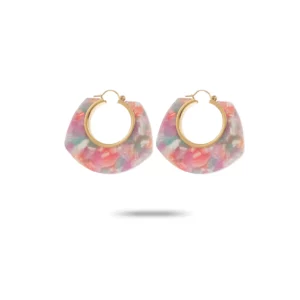 Boucles d'oreilles VINCIANE - Doré & Multicolore