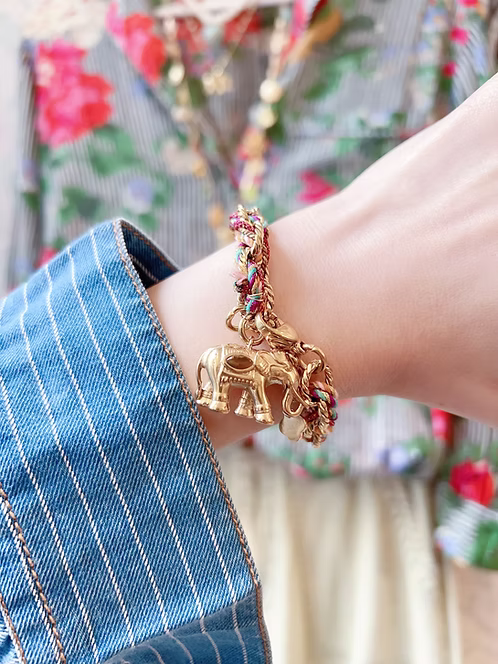 Bracelet ELEPHANT - Doré – Image 2