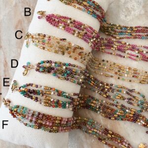 Bracelet multirang LOUNA - Doré