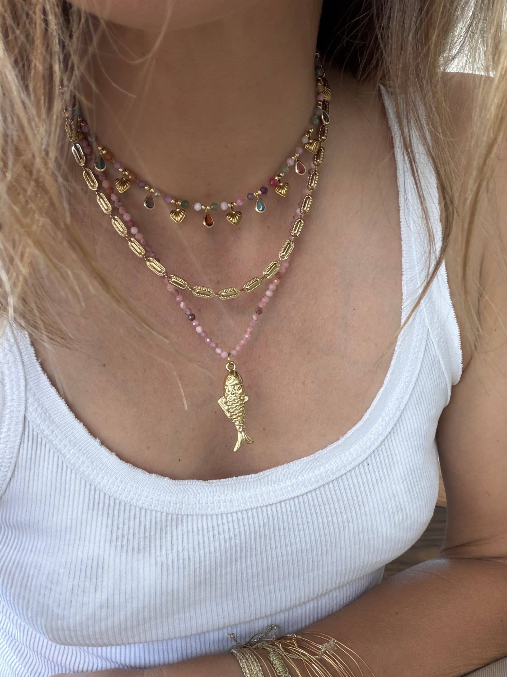 Collier POISSON - DORÉ – Image 2