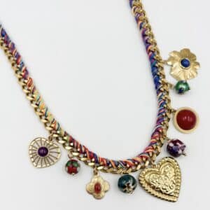 Collier à pampilles CŒURS