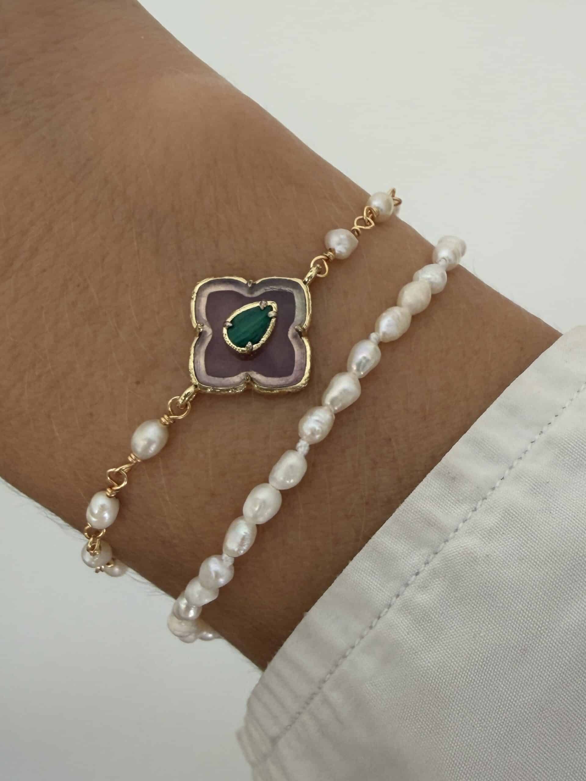 Bracelet PERLES blanches